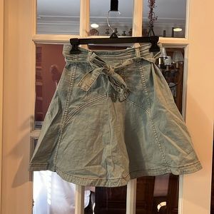 Anthropologie Light Denim Skirt size 0